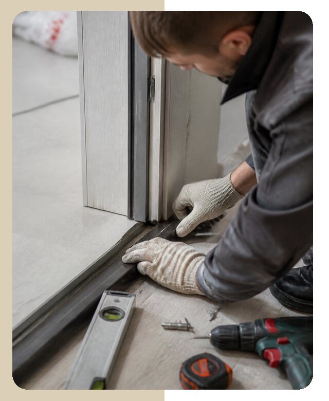 Установка порога межкомнатной двери в Ростове с гарантией